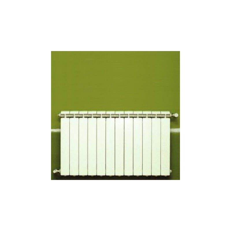 Radiateur style fonte horizontal – Anthracite – Triple rangs – 30 cm x 101  cm – Windsor